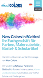 Mobile Screenshot of newcolors.bz